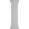 Ekena Millwork 12"W x 48"H Plain Newel Post, Peaked Capital & Base Trim (Installation kit included) NWL12X48PLP0B0 - alternate 2